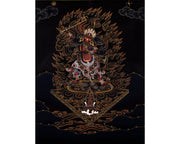 Ekajati Thangka | Tibetan Buddhist Painting | Hand Painted in 24K Gold