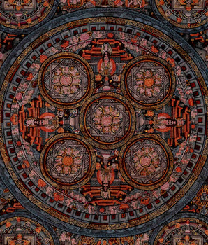 Traditional Mandala Thangka | Traditional Tibetan Art | Wall Decors