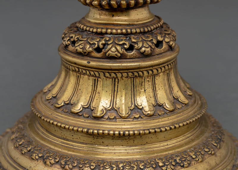Buddhist Panas Set | Butter Lamp Tibetan | Religious Home Decor