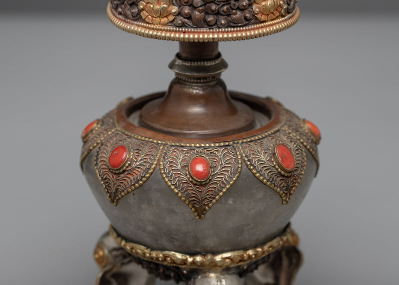 Tibetan Bhumpa Vase | Traditional Altar Offerings