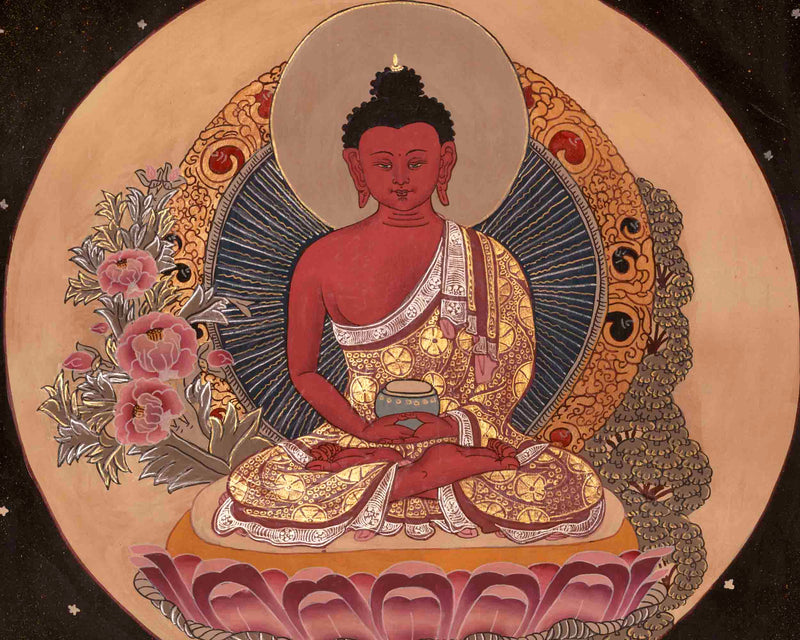 Amitabha Buddha Thangka | Traditional Buddhist Art | Wall Decors