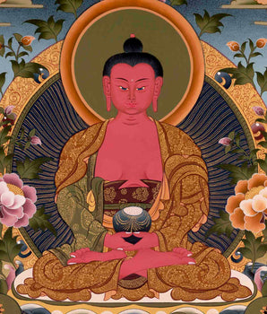 Amitabha Buddha Art | Traditional Tibetan Thangka | Wall Decors