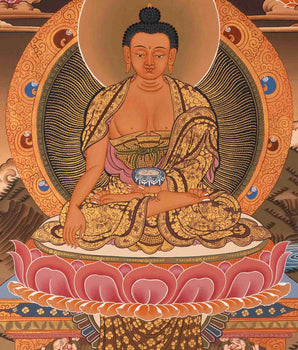 Buddhist Shakyamuni Buddha | Religious Buddhist Paint
