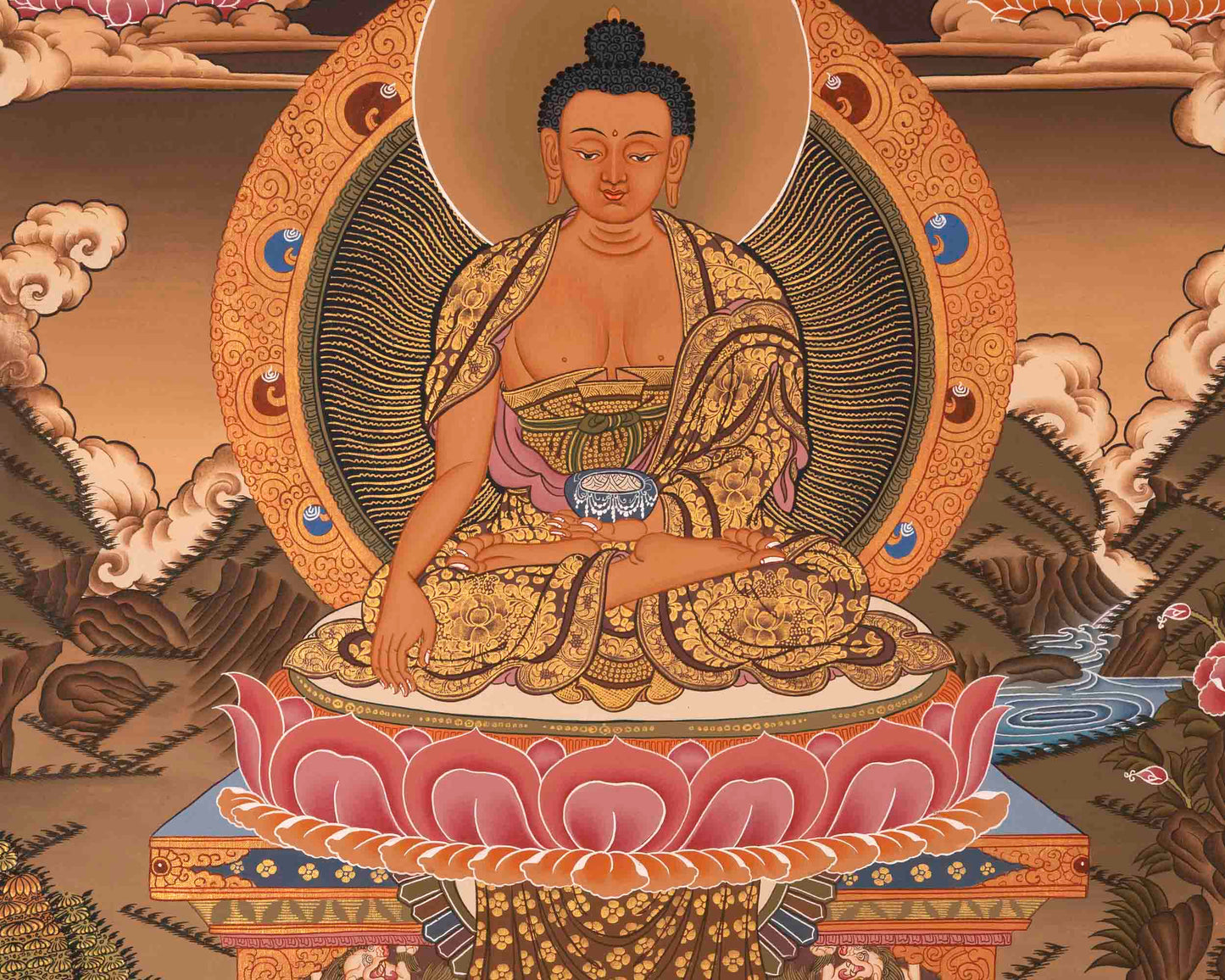 Buddhist Shakyamuni Buddha | Religious Buddhist Paint