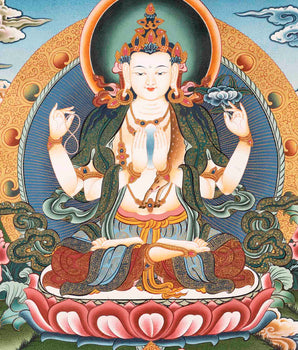 Meditation Avalokiteshvara Chengrezig | Bodhisattva Of Compassion