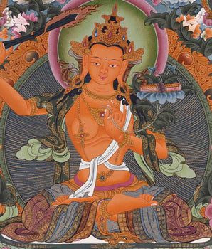 Bodhisattva Manjushree Thangka | Art Painting