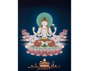 Chenrezig | The Bodhisattva of Compassion Painting  |  Avalokiteshvara Thangka