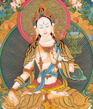 White Tara Art | Traditional Tibetan Art | Wall Decors