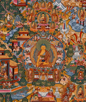Buddhist Life Story Of Buddha | Wall Decors