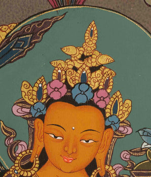 Manjushree Thangka Art | HandPainted Buddhist Art