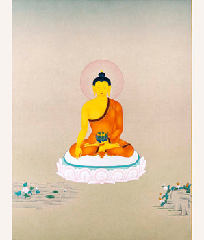 Namo Shakyamuni | Form of Buddha | Tibetan Thangka