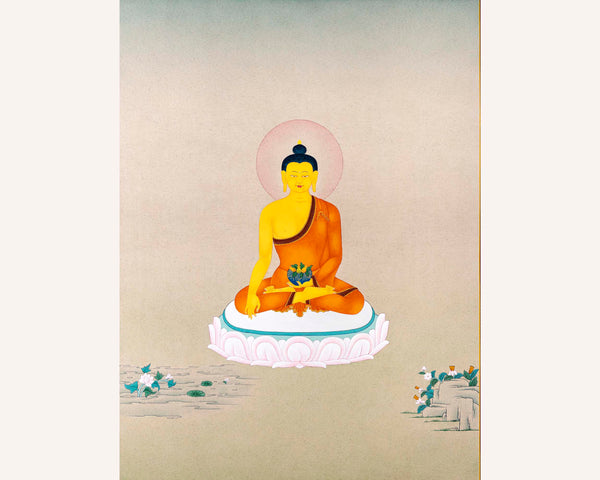 Namo Shakyamuni | Form of Buddha | Tibetan Thangka