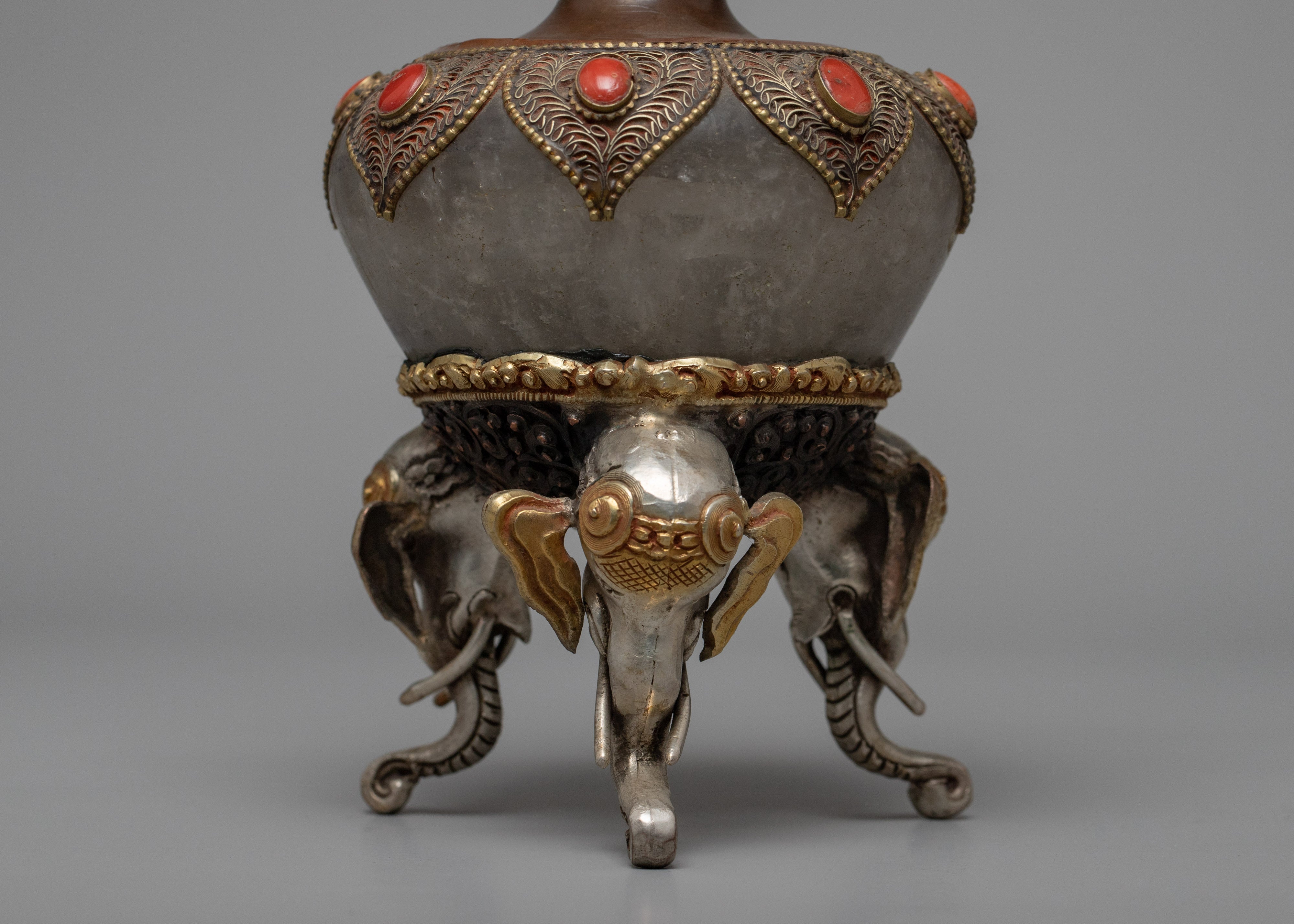 Tibetan Bhumpa Vase | Traditional Altar Offerings