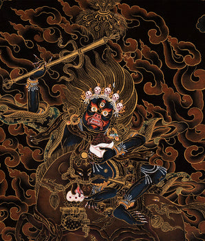 Palden Lhamo Thangka Painting | Hand Painted in Traditional Nakthang Style