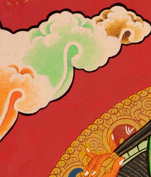 Bodhisattva Manjushree Thangka | Wall Decors