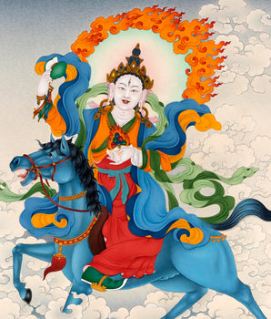 Achi Chokyi Drolma | Dakini Thangka | Tibetan Thangka Prints