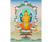 Maitreya Buddha Thangka | Tibetan Buddhist Deity | Himalayan Thangka Paintings