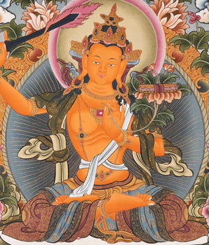 Traditional Manjushri Thangka | Traditional Painting