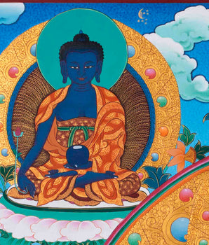 Arya Tara Print | White Tara Thangka | Wall Decoration Print