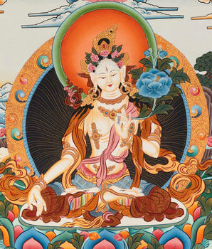 White Tara Thanka | Religious Gift Idea
