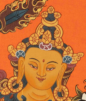 Manjushri Tibetan Thangka  |  Tibetan Thangka Art