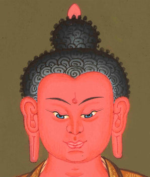 Amitabha Buddha Thangka | Small Size Home Decor