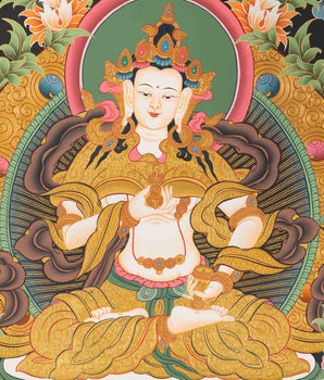 Vajrasattva Dorje Sempa | Handpainted Thangka | Religious Art