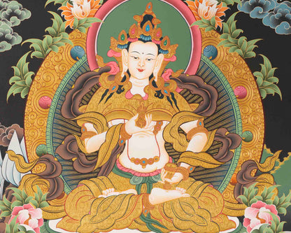 Vajrasattva Dorje Sempa | Handpainted Thangka | Religious Art