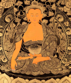 Buddha Shakyamuni Thangka | Religious Buddhist Art | Wall Decors