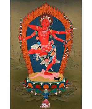 Kurukulla Thangka | Dakini Painting| Tibetan Buddhist Art
