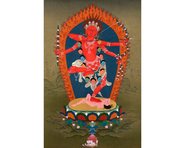 Kurukulla Thangka | Dakini Painting| Tibetan Buddhist Art