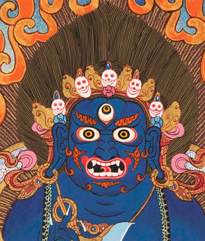 Vajra Panjarnatha Sakya Mahakala | Dharmapala | Religious Wall Decor