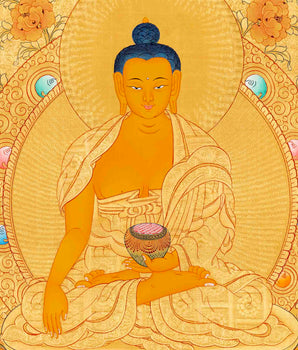 Shakyamuni Buddha Thangka Painting | Wall Hanging Decor