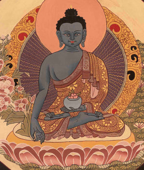 Medicine Buddha | Traditional Tibetan Thangka | Wall Decors