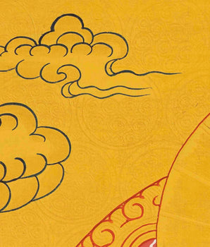 Hand-Painted Green Tara |  Tibetan Wall Decor Thangka