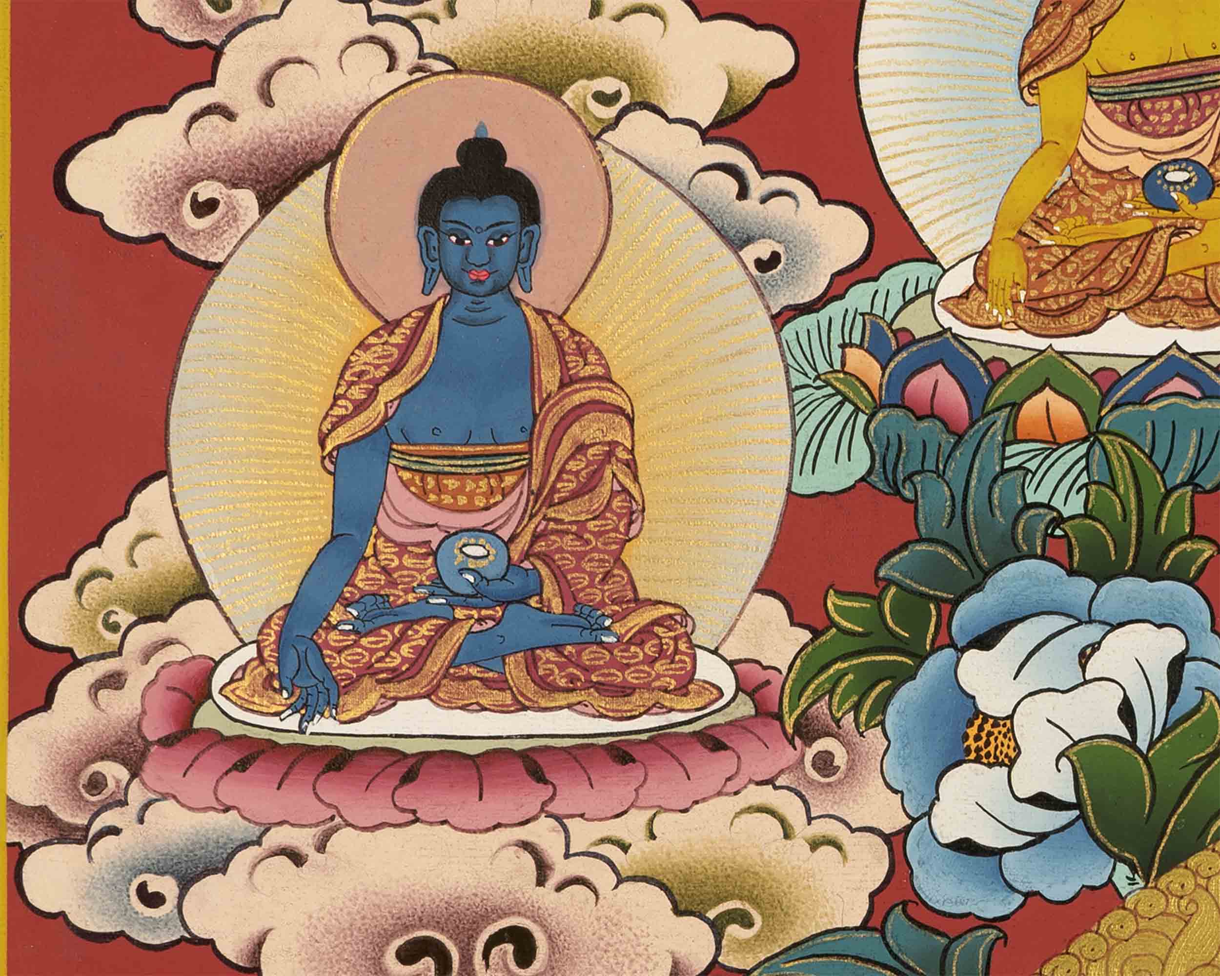 Gautama Buddha Thangka | Gift For Buddhist | Wall Decoration Art