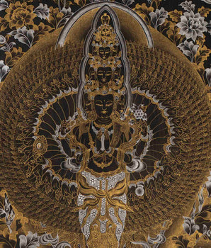 1000 Armed Avalokiteshvara | Wall Decors | Traditional Thangka