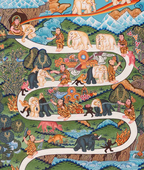 Samatha Meditation Art | Wall Hanging Decoration