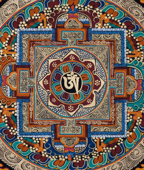 Om Mantra Mandala | Buddhist Art