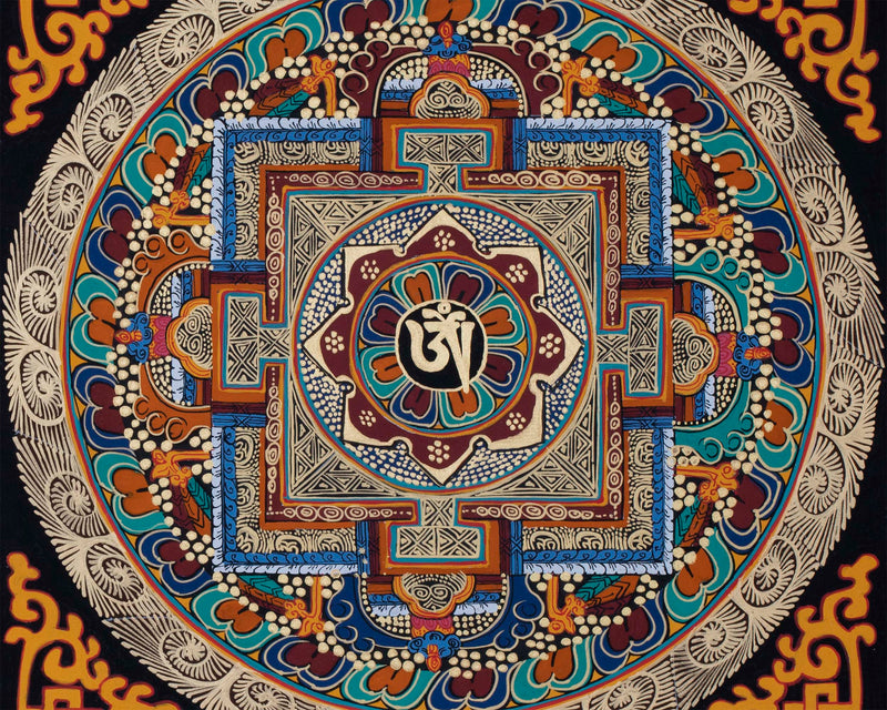 Om Mantra Mandala | Buddhist Art