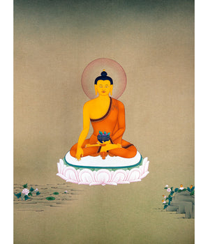 Gautam Buddha Thangka | Buddha Shakyamuni Painting| Tibetan Art