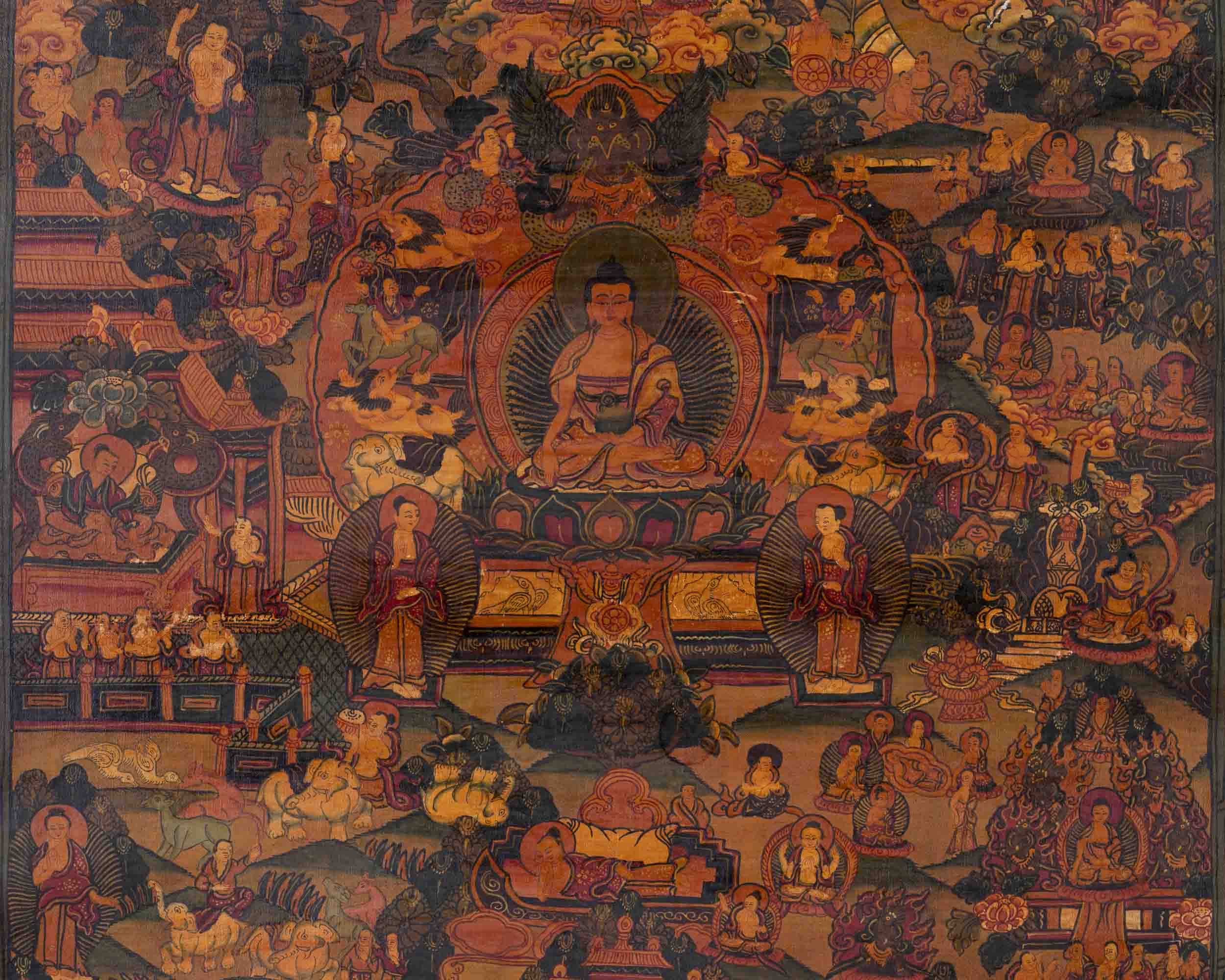 Buddhist Buddha Life Story | Religious Thangka | Wall Decors