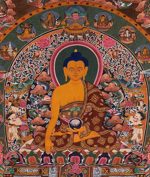Original Shakyamuni Buddha | Buddhist Religious Thangka Painting