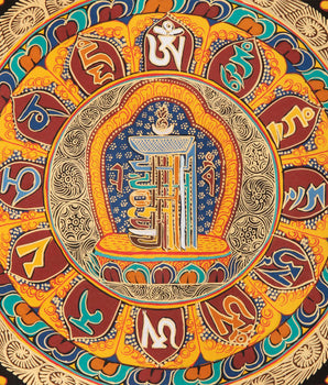 Mantra Mandala Thangka | Wall Hanging