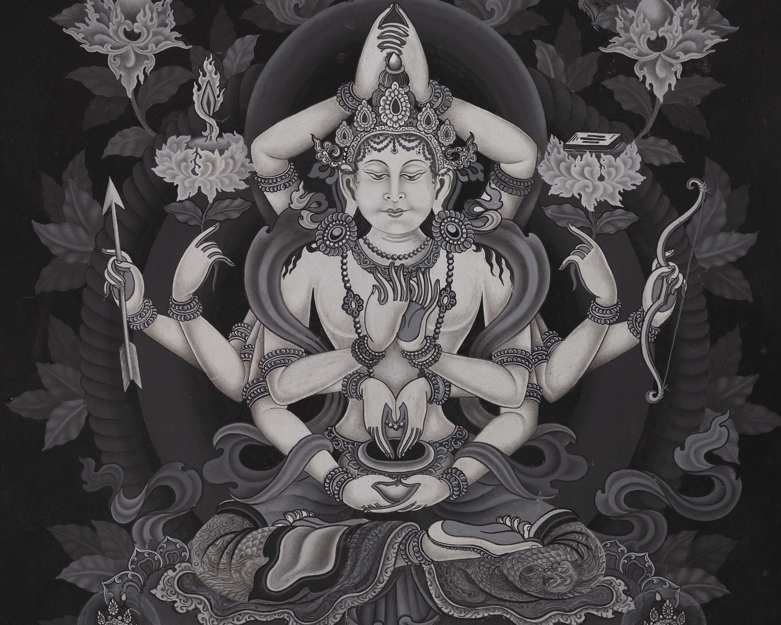 Manjushree Namsangiti Thagnka |  Buddhist Art