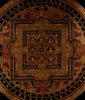 Buddhist Mandala Thangka | Religious Tibetan Art | Wall Decors