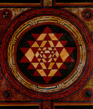 Tibetan Kalachakra Mandala Thangka | Traditional Art Thangka