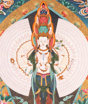 1000 Armed Avalokiteshvara Thangka | Religious Wall Decors
