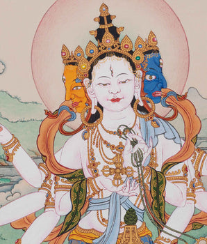 Traditional Himalayan Thangka Namgyalma Mantra Practice | Tibetan Dakini Of Longevity