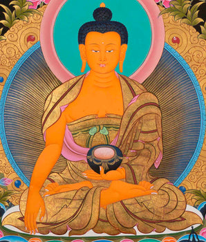 Gautama Buddha Thangka | Tibetan Buddhist Painting | Wall Decors